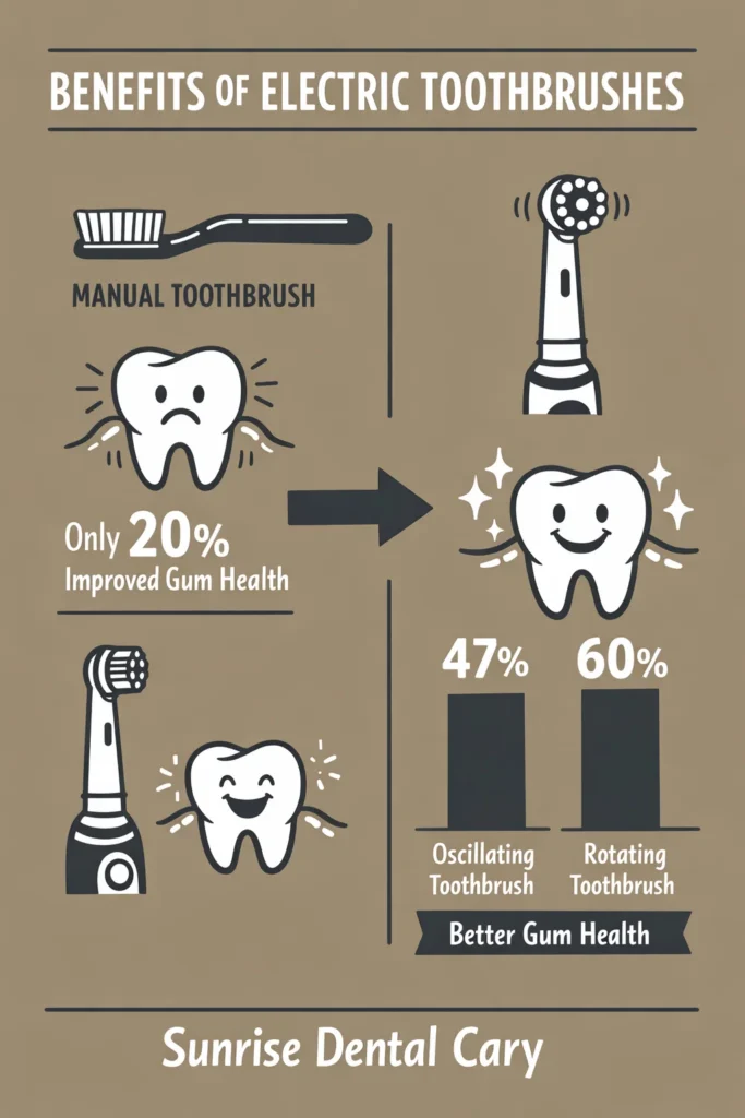 Sunrise Feb Blog Graphic Electric Toothbrush Effectiveness